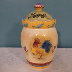 Sango Tuscan Gardens 3076 Rooster Cannister